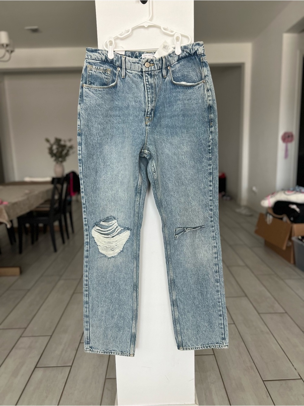 Good American NEW Straight Leg Denim Jeans- 14/32 NWT